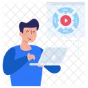 Video Marketing Marketing Viral Contenido De Video Icono