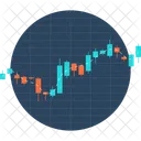 Acoes Investimento Mercado Ícone