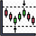 Mercado De Acoes Mercado Grafico Ícone