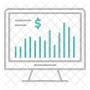 Mercado de ações  Ícone