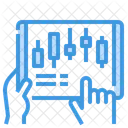 Mercado De Acoes Negociacao Comercio Ícone