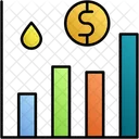 Mercado De Acoes De Petroleo Petroleo Dinheiro Ícone