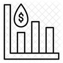 Mercado De Acoes De Petroleo Ícone