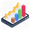 Analise On Line Mercado De Acoes Financeiro Mercado De Capitais Ícone