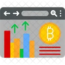 Mercado de bitcoins  Ícone
