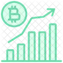Icone De Linha Duotone Crypto Market Icon