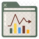 Mercado De Valores Bolsa De Valores Analisis De Datos Icono