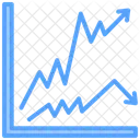 Mercado De Valores Valores Tendencia Icono