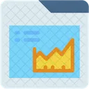 Mercado De Valores Big Data Analisis Icono