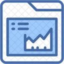 Mercado De Valores Big Data Analisis Icono