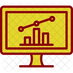 Mercado de valores en línea  Icono