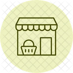 Mercado local  Icono