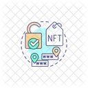 Nft App Screen Conceitos Ícone