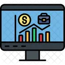 Mercados En Linea Inversion Marketing En Linea Icono