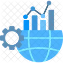 Mercados Globales Financieros Globales Icono
