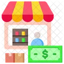 Merchant Shop Counter Icon