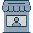 Merchant Seller Shopkeeper Icon