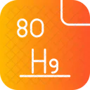 Mercurio Tabla Periodica Quimica Icono