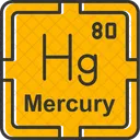Mercury Preodic Table Preodic Elements Icon