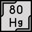 Mercury Periodic Table Chemistry Icon