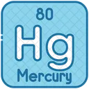 Mercury Chemistry Periodic Table Icon