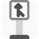 Merge Arrow On Ramp Icon