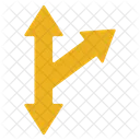Arrow Cross Sign Icon