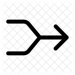 Merge arrow Icon