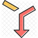 Merge Arrow  Icon
