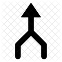 Merge Arrow Icon Icon