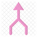 Merge arrow icon  Icon