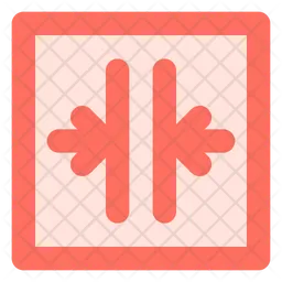 Merge horizontal arrow  Icon