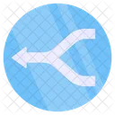 Merge Left Arrow  Icon