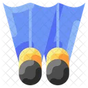 Mergulho Barbatanas De Mergulho Barbatanas Ícone