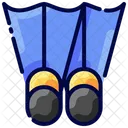 Mergulho Barbatanas De Mergulho Barbatanas Ícone