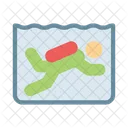 Mergulho Mergulho Sob Ícone