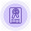 Merit Bonus Line Icon Icon