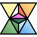 Triangle Merkaba Sacred Geometry Icon