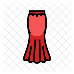 Mermaid Fishtail Skirt  Icon