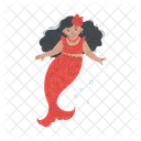 Cute Mermaid Girl Icon