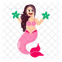 Mermaid Nymph Sea Siren Icon