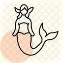 Mermaid Ocean Marine Icon