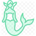 Mermaid Ocean Marine Icon