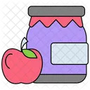 Mermelada de manzana  Icono