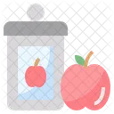 Mermelada de manzana  Icono