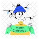 Merry Christmas Christmas Wish Christmas Greeting Icon