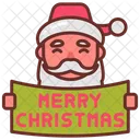 Merry Christmas Santa Claus Christmas Icon