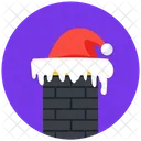 Merry Christmas Santa Hat Hat Icon
