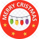 Merry Christmas Badge Christmas Badge Badge Icon