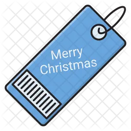 Merry Christmas Tag  Icon